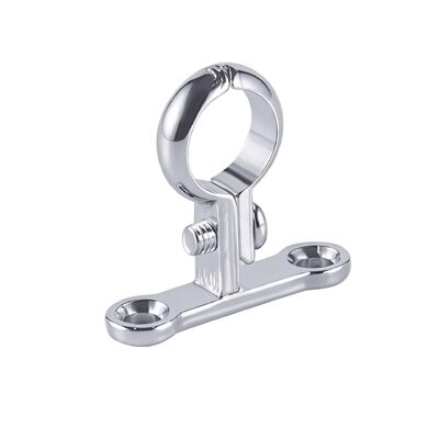 Durable Brass Pipe Clamp Featuring Chrome Plated Finish for Secure Pipe Installation in Residential and Industrial Plumbing Systems